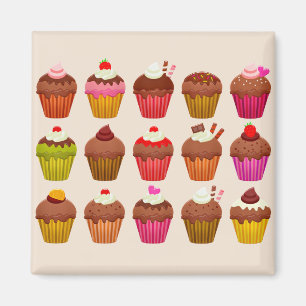 Cupcakes-Magnet Magnet