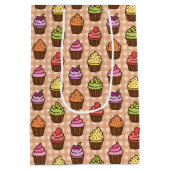 Cupcakes Mittlere Geschenktüte (Rückseite)