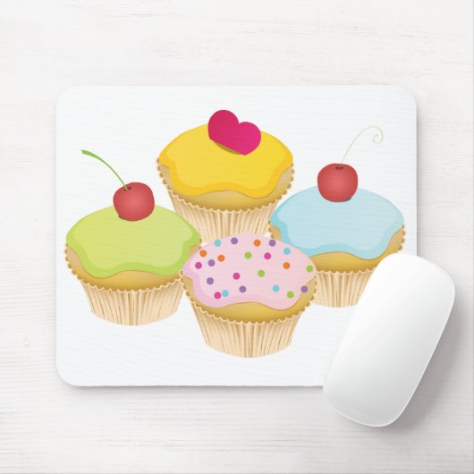 Cupcakes Mousepad (Mit Mouse)