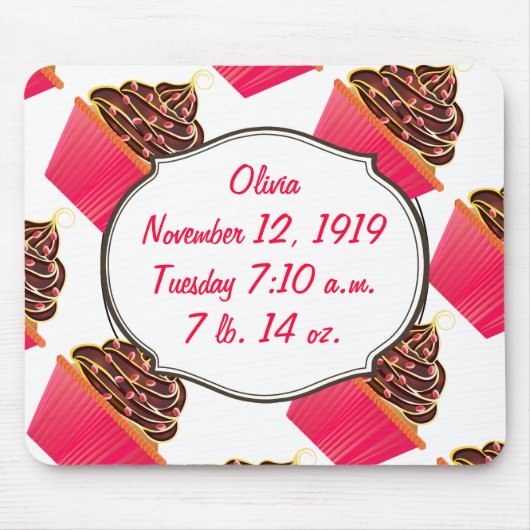 Cupcakes Mousepad (Vorne)