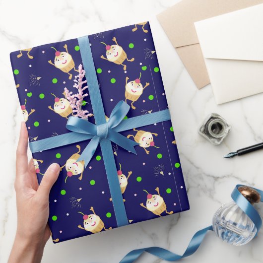 Cupcakes-Muster Geschenkpapier (Schenken)
