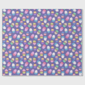 Cupcakes-Muster Geschenkpapier (Flach)