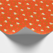 Cupcakes-Muster Geschenkpapier (Ecke)