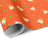 Cupcakes-Muster Geschenkpapier (Rolleneckpunkt)