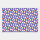 Cupcakes-Muster Geschenkpapier Set (Vorderseite)