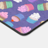 Cupcakes-Muster Schreibtischunterlage (Ecke)