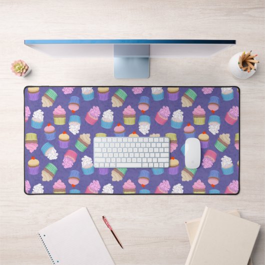 Cupcakes-Muster Schreibtischunterlage (Büro 1)