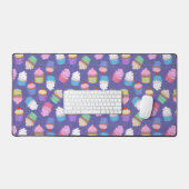 Cupcakes-Muster Schreibtischunterlage (Tastatur & Maus)