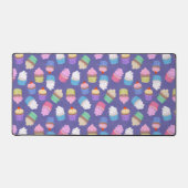 Cupcakes-Muster Schreibtischunterlage (Vorderseite)