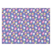 Cupcakes-Muster Tischdecke (Vorderseite (Horizontal))