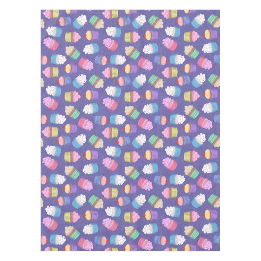 Cupcakes-Muster Tischdecke (Vorderseite)