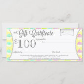 Cupcakes N Sprinkles - Custom Gift Certificate (Rückseite)