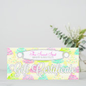 Cupcakes N Sprinkles - Custom Gift Certificate (Stehend Vorderseite)