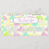 Cupcakes N Sprinkles - Custom Gift Certificate (Vorne/Hinten)
