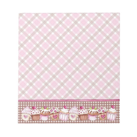 Cupcakes Notizblock (Vorderseite)