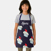 Cupcakes on Blue Schürze (Insitu)