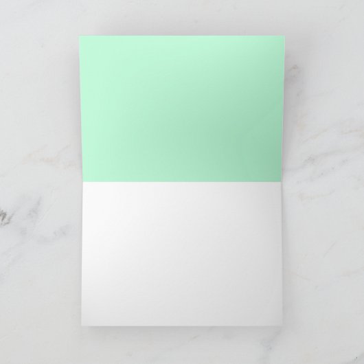 Cupcakes on Minze Gratulation on New Job Karte (Innenseite)