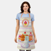 Cupcakes Pie Donut Macaron Süßgebackene Leckereien Schürze (Getragen)