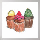 Cupcakes POSTERS Poster (Vorne)