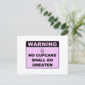 Cupcakes! Postkarte (Stehend Vorderseite)