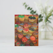 Cupcakes Postkarte (Stehend Vorderseite)