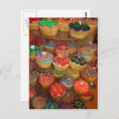 Cupcakes Postkarte (Vorne/Hinten)