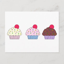 Cupcakes Postkarte