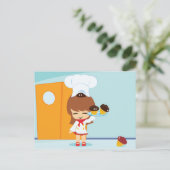 Cupcakes Postkarte (Stehend Vorderseite)