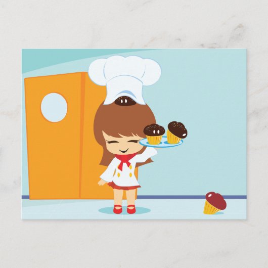 Cupcakes Postkarte (Vorderseite)