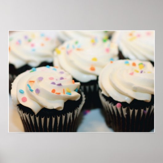 Cupcakes Print Poster (Vorne)