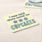 Cupcakes Rechteckiger Pappuntersetzer (angewinkelt)