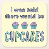 Cupcakes Rechteckiger Pappuntersetzer (Vorderseite)
