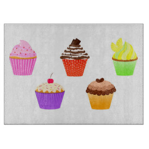 Cupcakes Schneidebrett