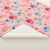 Cupcakes Sherpa Blanket Sherpadecke (3/4)