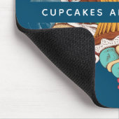 Cupcakes sind das Answer Funny Sprichwort Mousepad (Ecke)