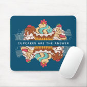 Cupcakes sind das Answer Funny Sprichwort Mousepad (Mit Mouse)