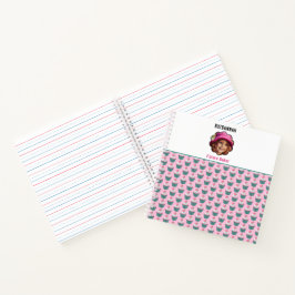 Cupcakes Skaliert benutzerdefinierten Namen für Fo Notizblock