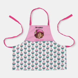 Cupcakes Skalierte benutzerdefinierte Vorlagenname Schürze