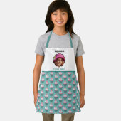 Cupcakes Skalierte benutzerdefinierte Vorlagenname Schürze (Insitu)