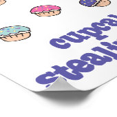 Cupcakes Stealing my Sanity Poster (Ecke)