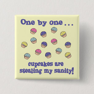 Cupcakes stehlen meinen Verstand Button