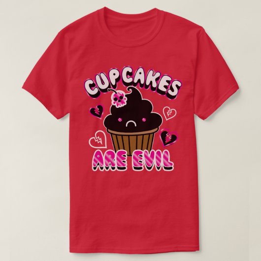 Cupcakes T-Shirt (Design vorne)