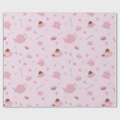 Cupcakes/Tee Geschenkpapier (Flach)