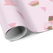 Cupcakes/Tee Geschenkpapier (Rolleneckpunkt)