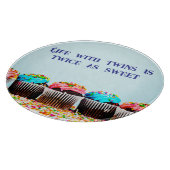 Cupcakes Twins Cutting Board Schneidebrett (Ecke)