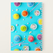 Cupcakes und Candies farbenfrohe Helle Notizblock (Rückseite)