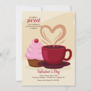 Cupcakes und Einladung zum Kaffee