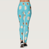 Cupcakes und Eis niedliches Design süß Leggings (Rückseite)