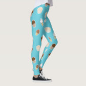 Cupcakes und Eis niedliches Design süß Leggings (Rechts)
