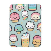 Cupcakes und Eiscreme Magnet (Vertikal)